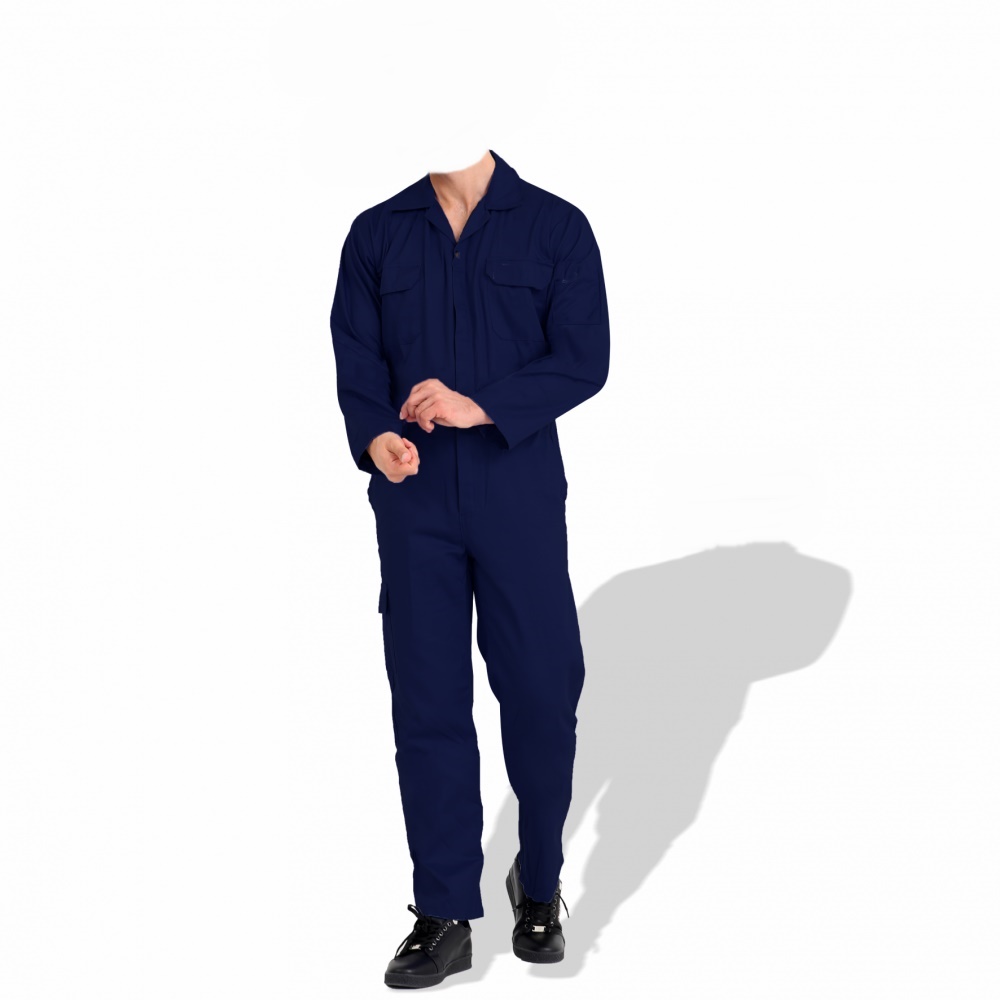 coverall flame retardant 1011 navyblue front